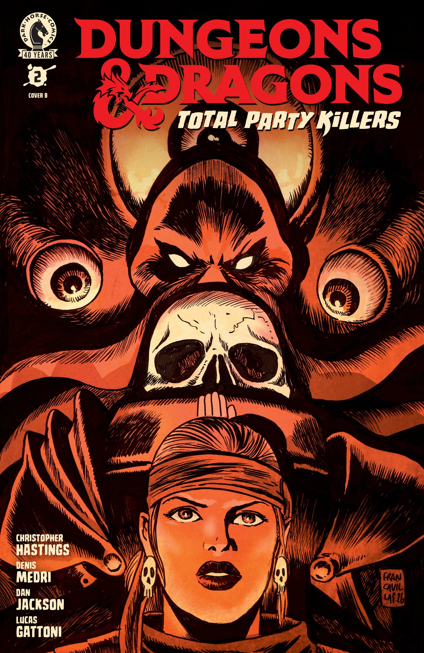 Dungeons & Dragons: Total Party Killers #2 (CVR B) (Francesco Francavilla)) FOC July 27, 2026