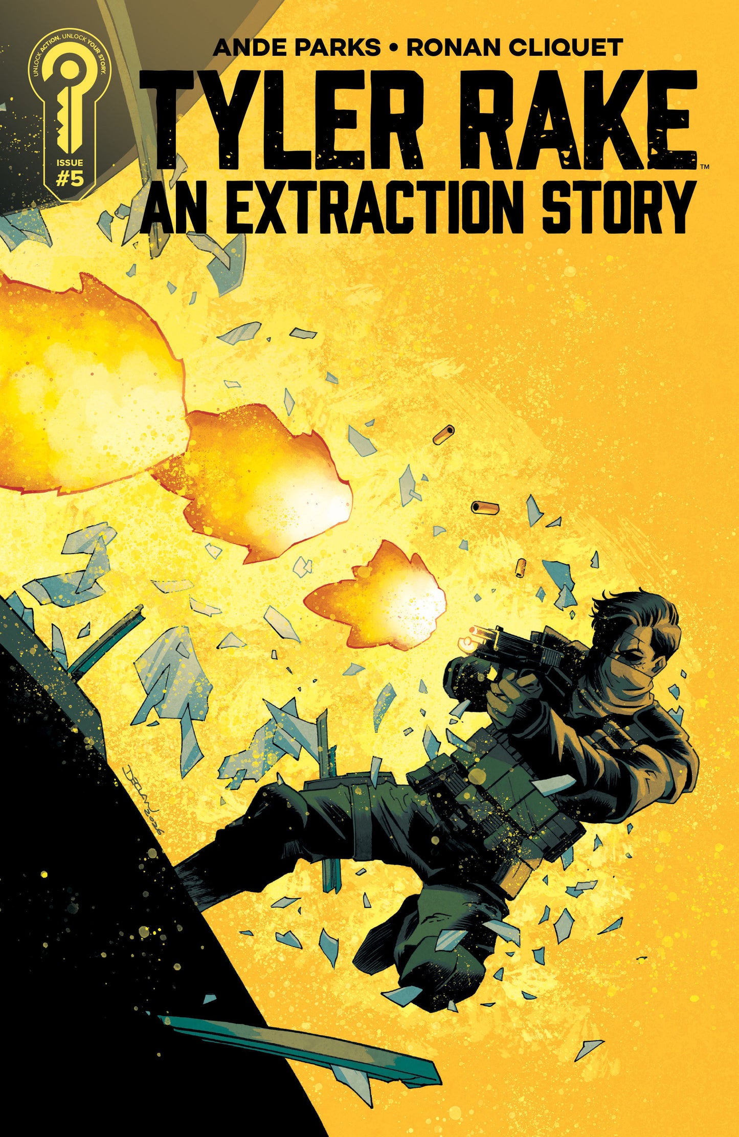 Tyler Rake: An Extraction Story #5 Cover A Declan Shalvey FOC August 10, 2026