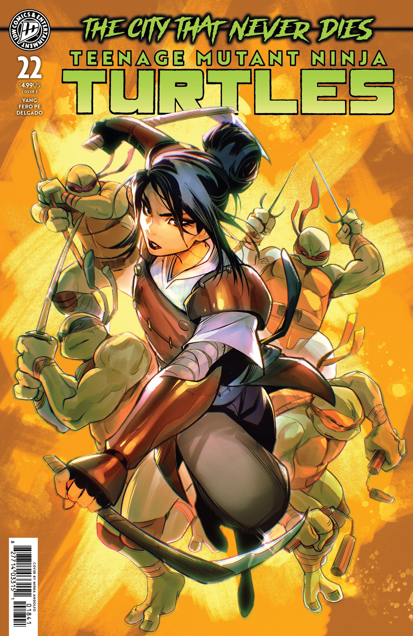 Teenage Mutant Ninja Turtles #22 Variant E (Andolfo) FOC August 10, 2026