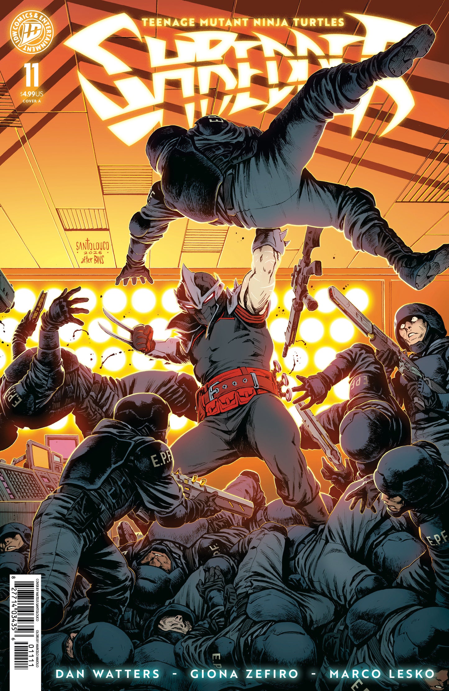 Teenage Mutant Ninja Turtles: Shredder #11 Cover A (Santolouco) FOC July 13, 2026