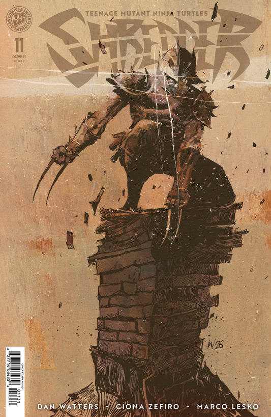 Teenage Mutant Ninja Turtles: Shredder #11 Variant C (Wood) FOC July 13, 2026