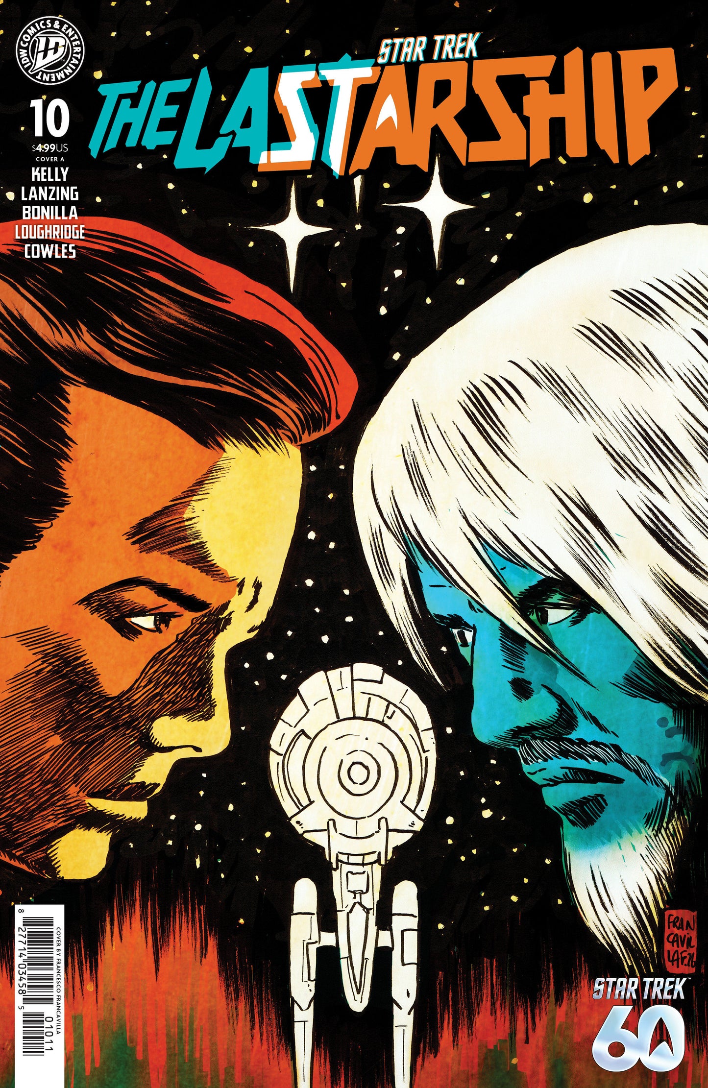 Star Trek: The Last Starship #10 Cover A (Francavilla) FOC July 13, 2026