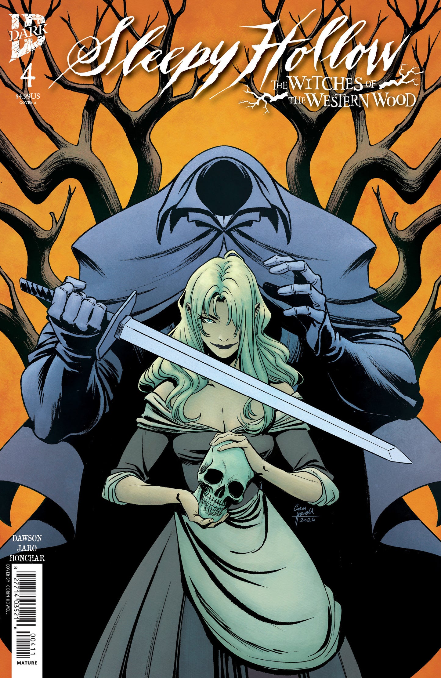 Sleepy Hollow: The Witches of the Western Wood #4 Cover A (Howell) FOC July 13, 2026
