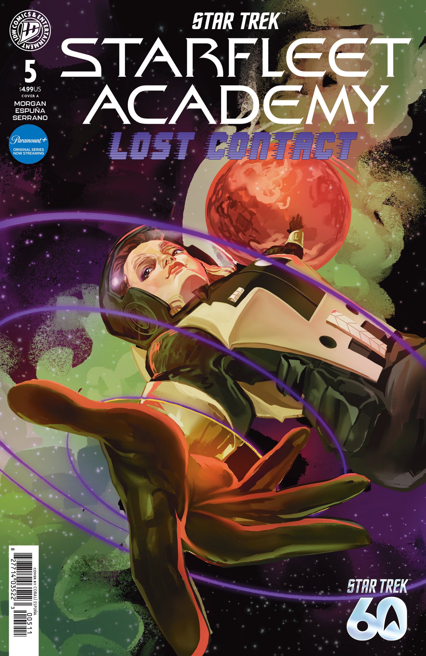 Star Trek: Starfleet Academy--Lost Contact #5 Cover A (Espuna) FOC July 20, 2026