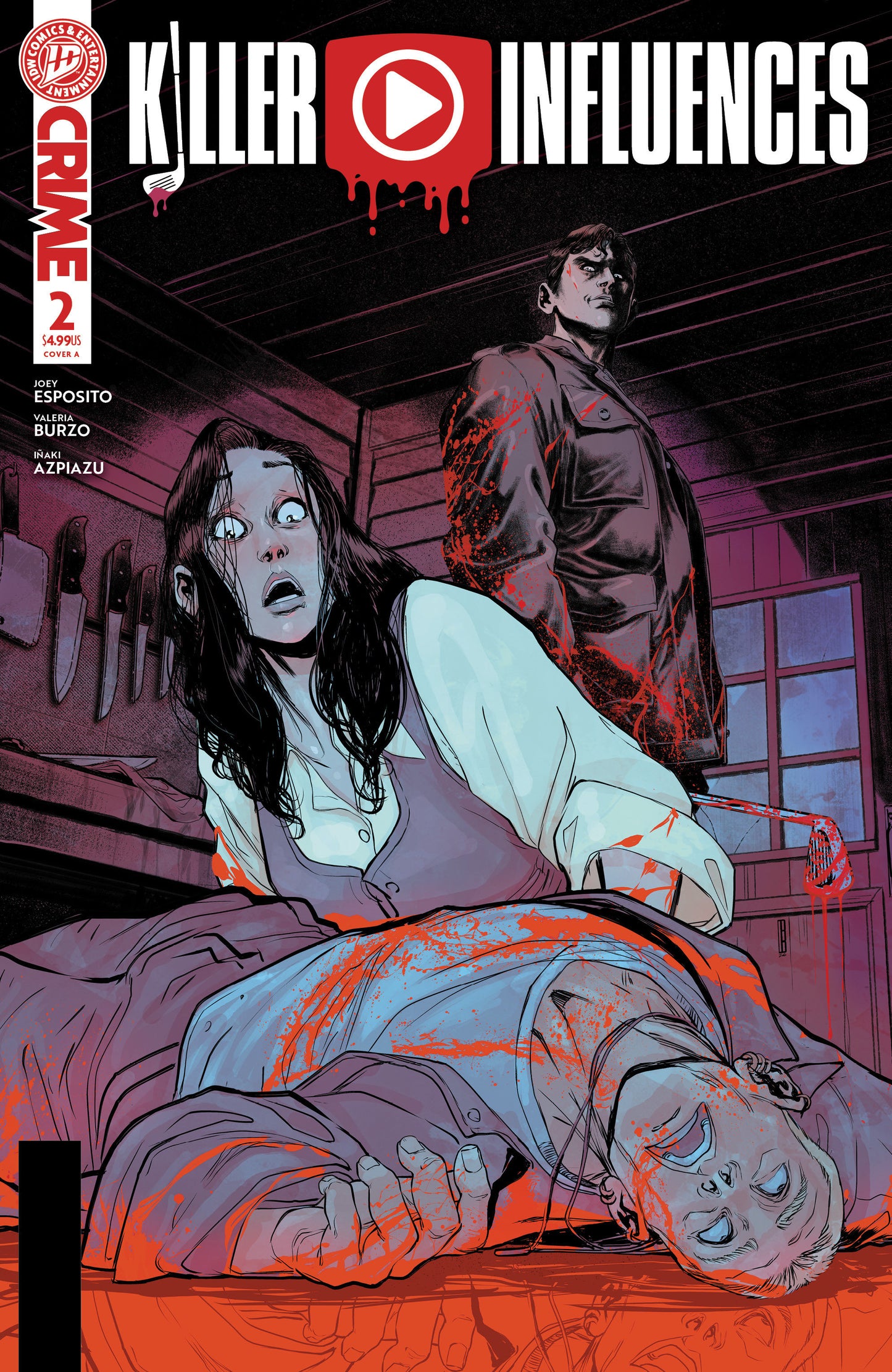 Killer Influences #2 Cover A (Baldeon) FOC July 13, 2026