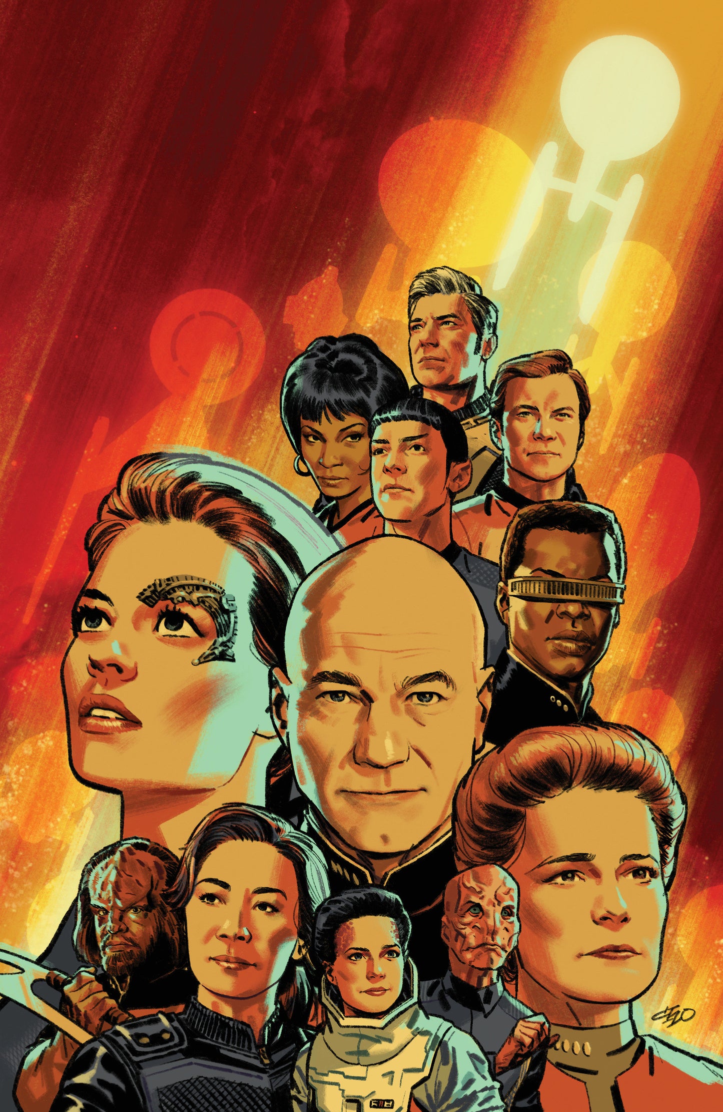 Star Trek: 60th Anniversary Special Variant RI (25) (Cho Full Art) FOC July 27, 2026