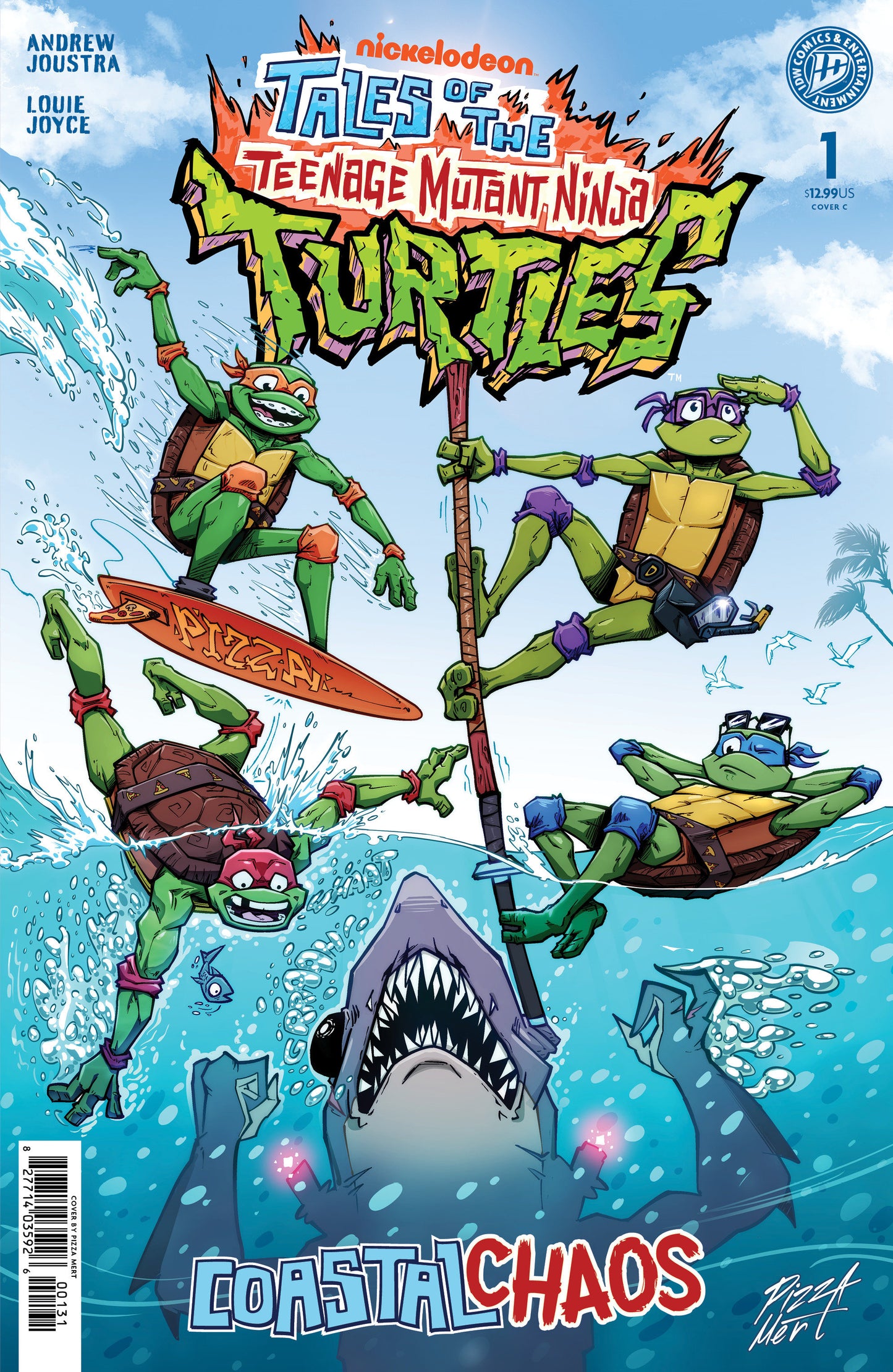 Tales of the Teenage Mutant Ninja Turtles: Coastal Chaos #1 Variant C Foil (Pizza Mert) FOC August 3, 2026