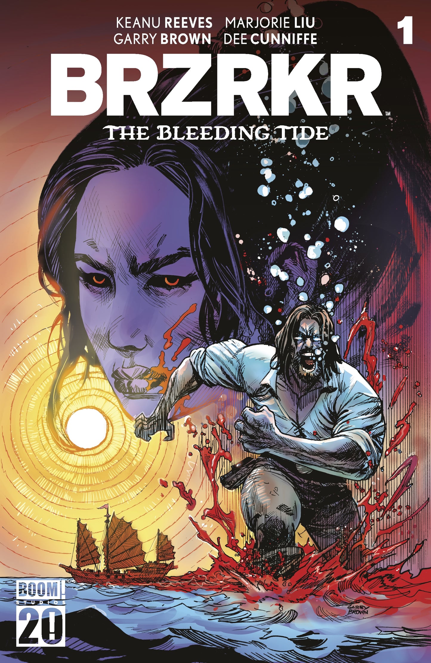BRZRKR: The Bleeding Tide #1 D Variant (Dressed, Foil, Brown)