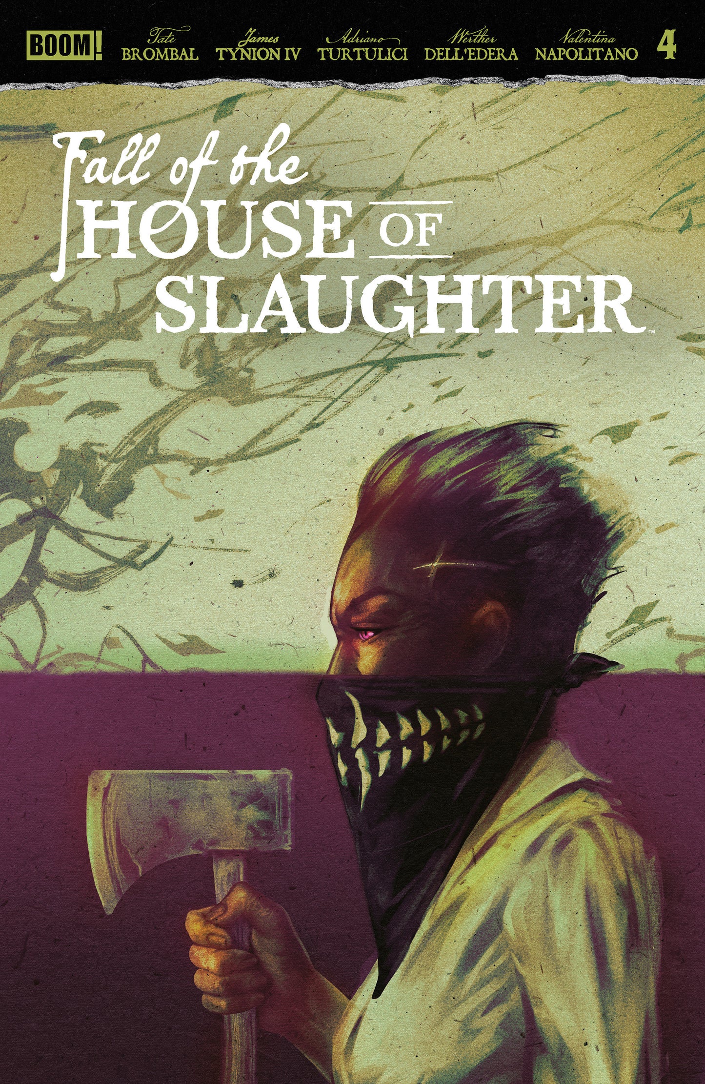 Fall of the House of Slaughter #4 A Main (Dressed, Connelly) FOC July 6, 2026