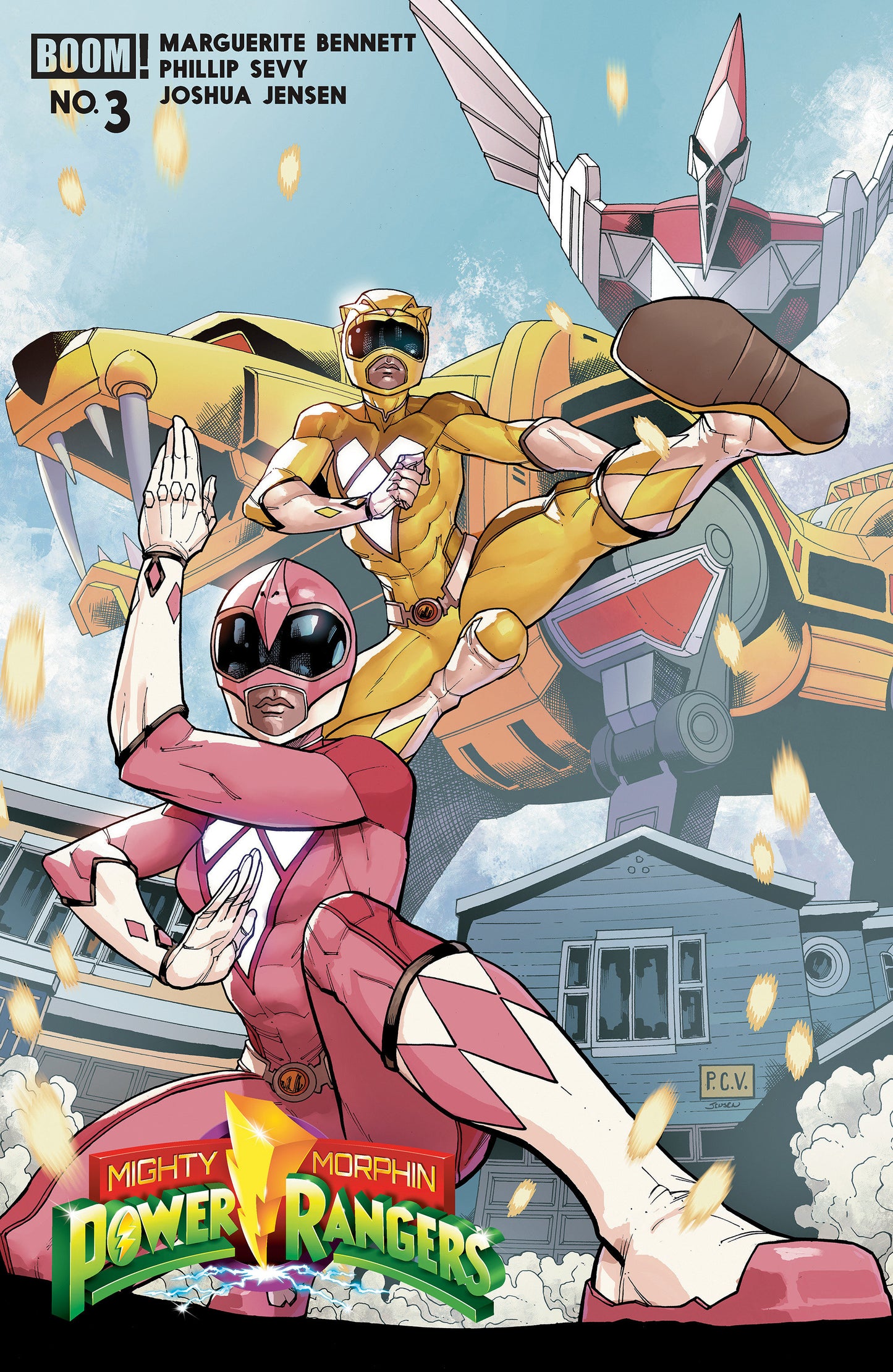 Mighty Morphin Power Rangers (2026) #3 B Variant (Dressed, Sevy) FOC July 20, 2026
