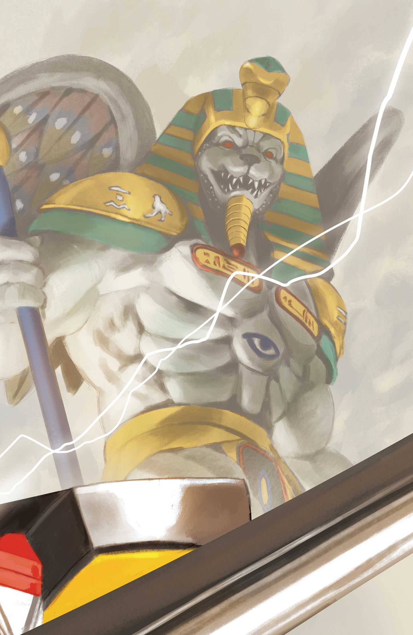 Mighty Morphin Power Rangers (2026) #3 C Megazord Card Stock Connecting Variant (Full Art, Mercado) FOC July 20, 2026