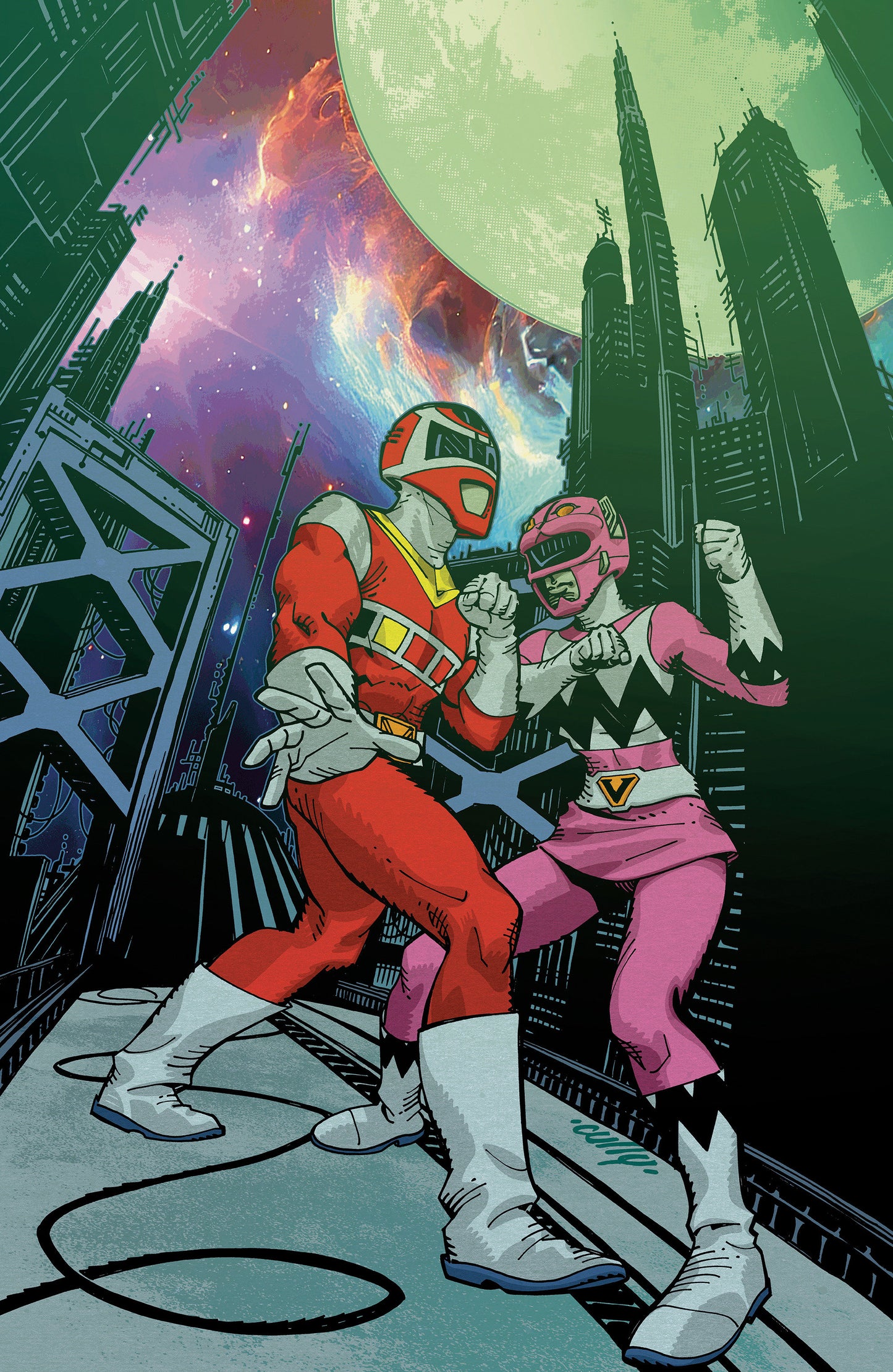 Power Rangers Unlimited #2 E 1:10 INCV Foil Variant (Full Art, Foil, Hamner) FOC July 6, 2026