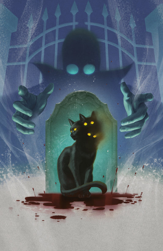 Stuff of Nightmares: The Cat in the Coffin #1 B Variant (Dressed, Murakami) FOC July 13, 2026