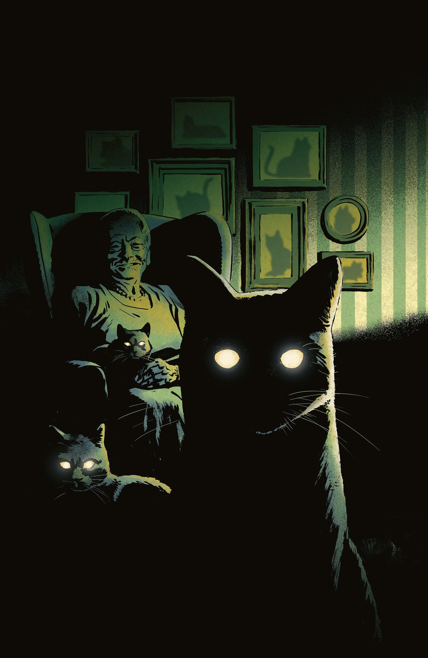 Stuff of Nightmares: The Cat in the Coffin #1 C Homage Variant (Dressed, Gorham) FOC July 6, 2026
