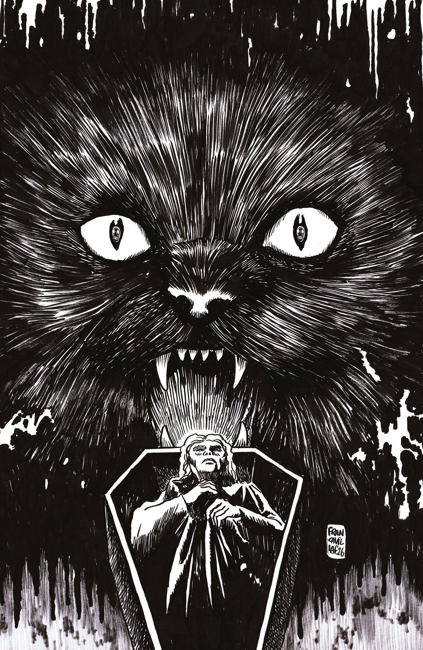 Stuff of Nightmares: The Cat in the Coffin #1 I Unlimited Variant (Full Art, Francavilla) FOC July 6, 2026
