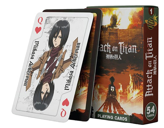 Attack on Titan - Playing cards FOC July 6, 2026