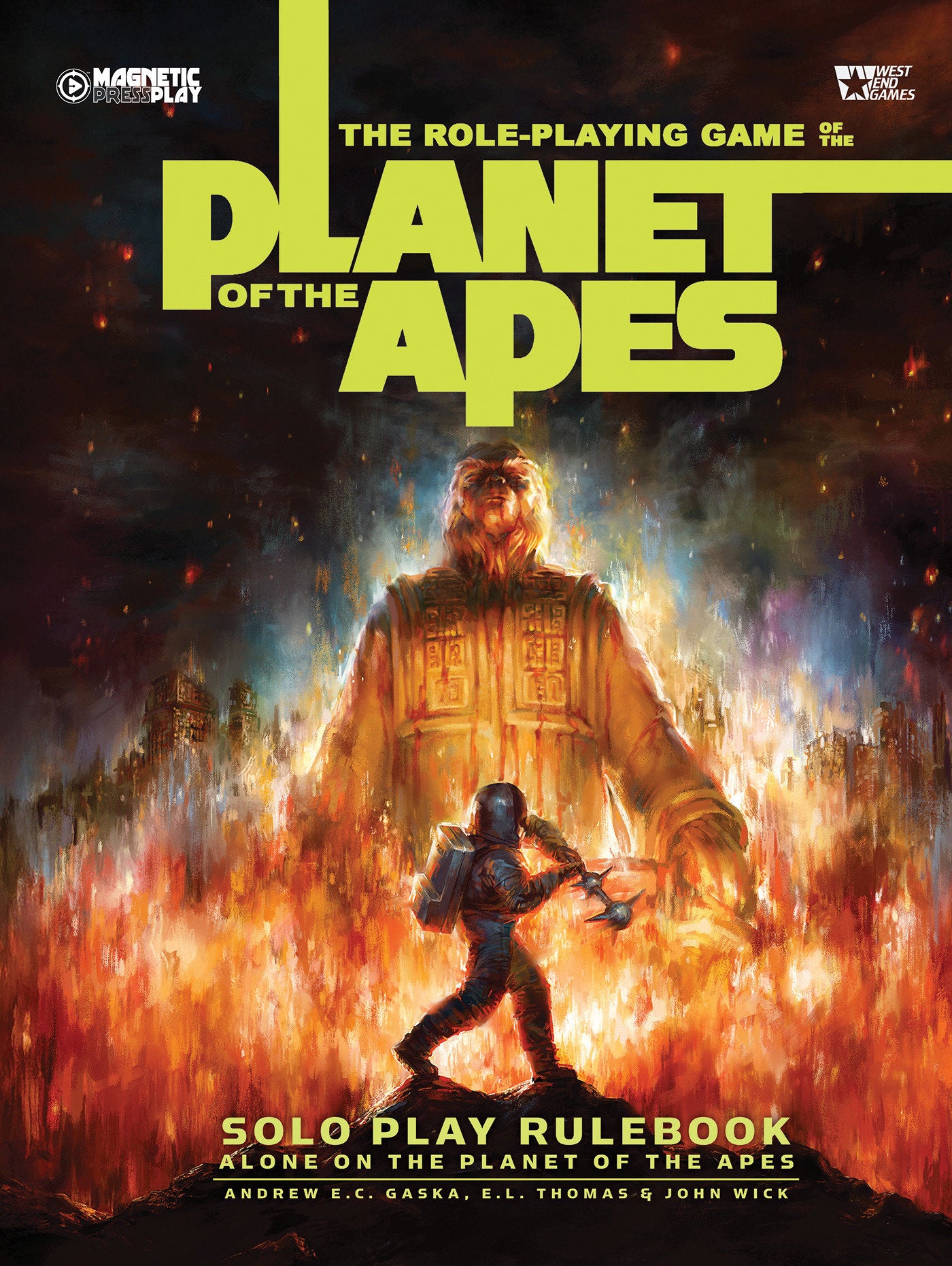 The Planet of the Apes Solo Rulebook Hardcover FOC August 10, 2026