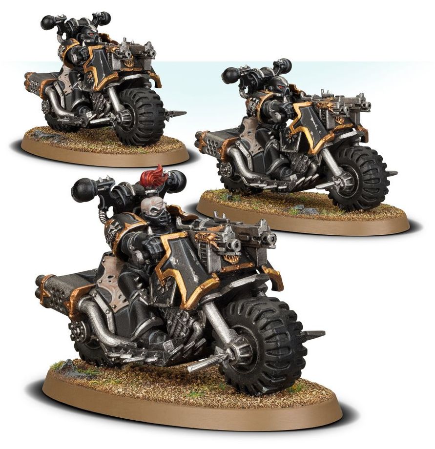 Chaos Bikers Warhammer 40K 43-08