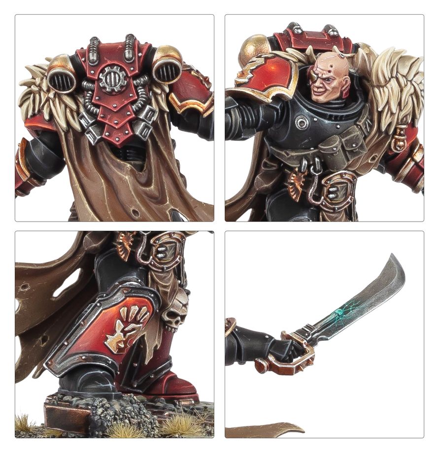 Red Corsairs Reave-Captain CHAOS SPACE MARINES WARHAMMER 40K 43-111