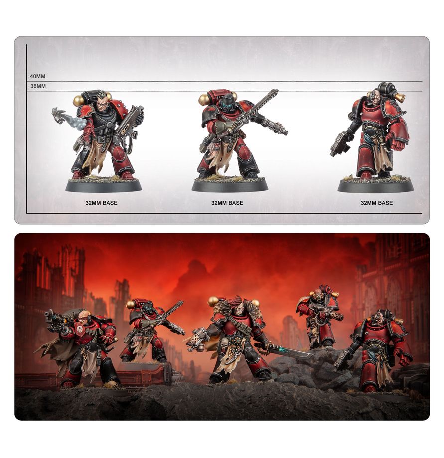 Red Corsairs Raiders CHAOS SPACE MARINES WARHAMMER 40K 43-113