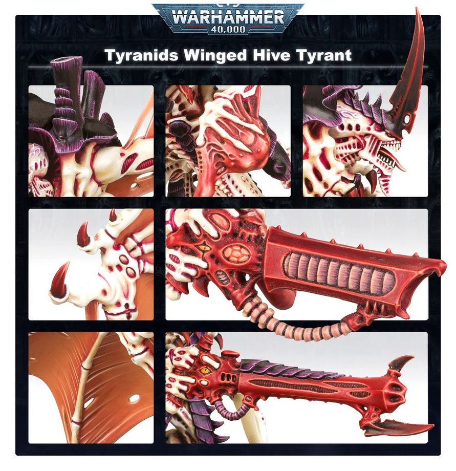 Winged Hive Tyrant 40K 51-08 WARHAMMER