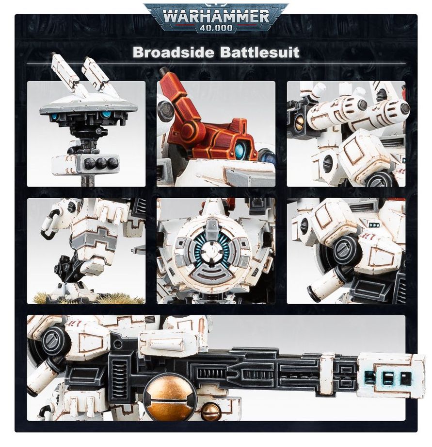 XV88 Broadside Battlesuit 40K 56-15 WARHAMMER