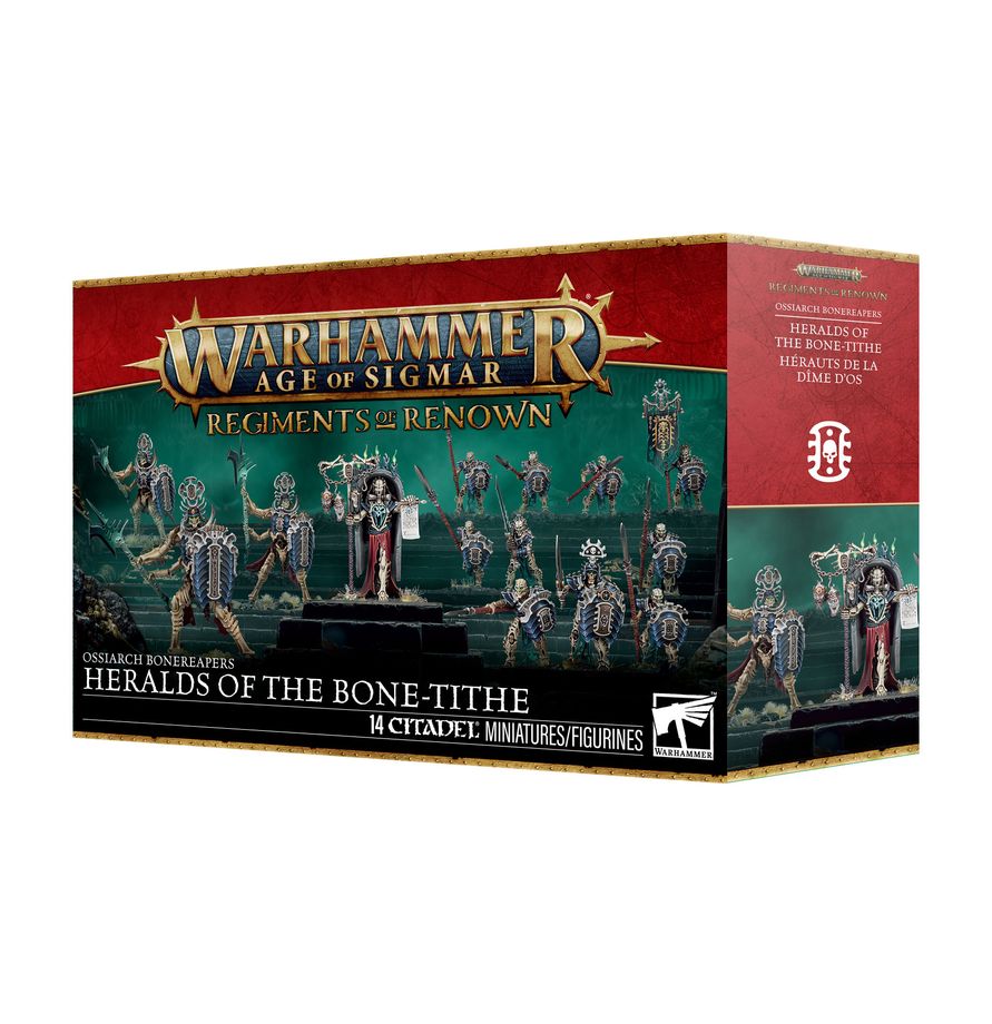 Regiment of Renown: Heralds of the Bone-tithe Warhammer AOS 94-43