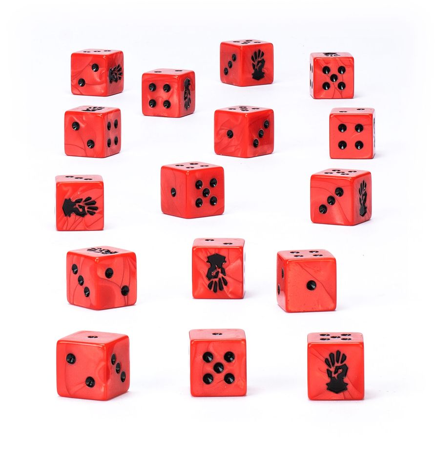 Red Corsairs Dice CHAOS SPACE MARINES WARHAMMER 40K 43-115