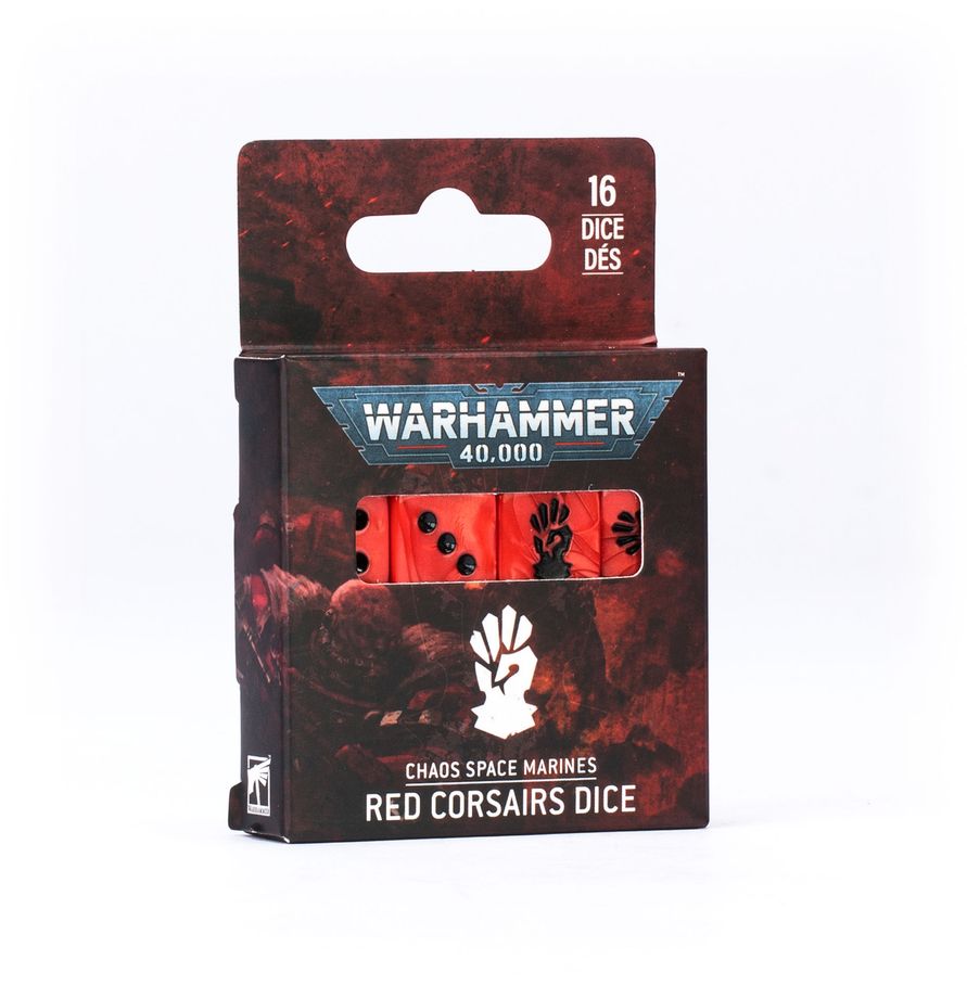 Red Corsairs Dice CHAOS SPACE MARINES WARHAMMER 40K 43-115