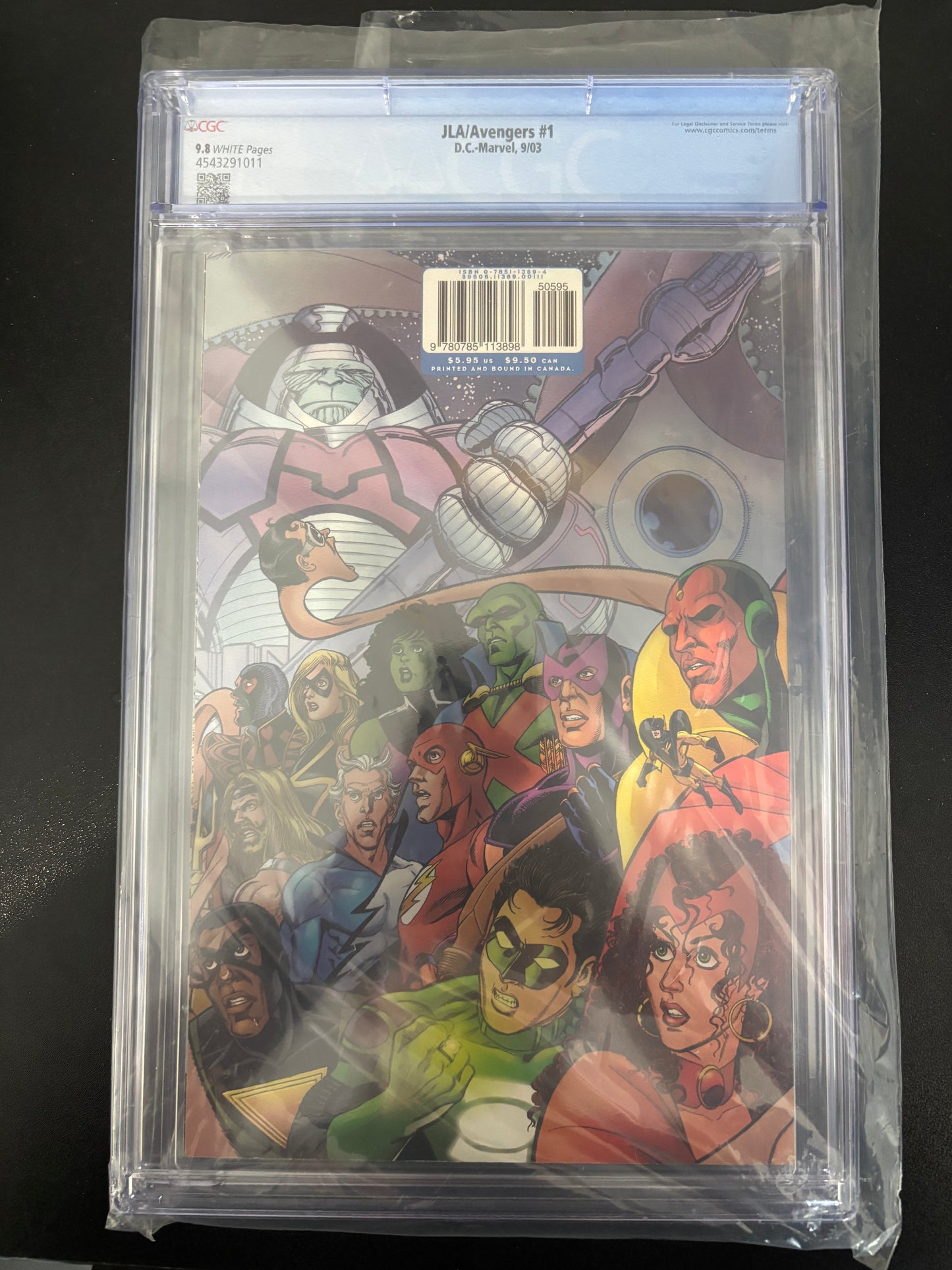 JLA AVENGERS COMPLETE SET #1-4 CGC 9.8