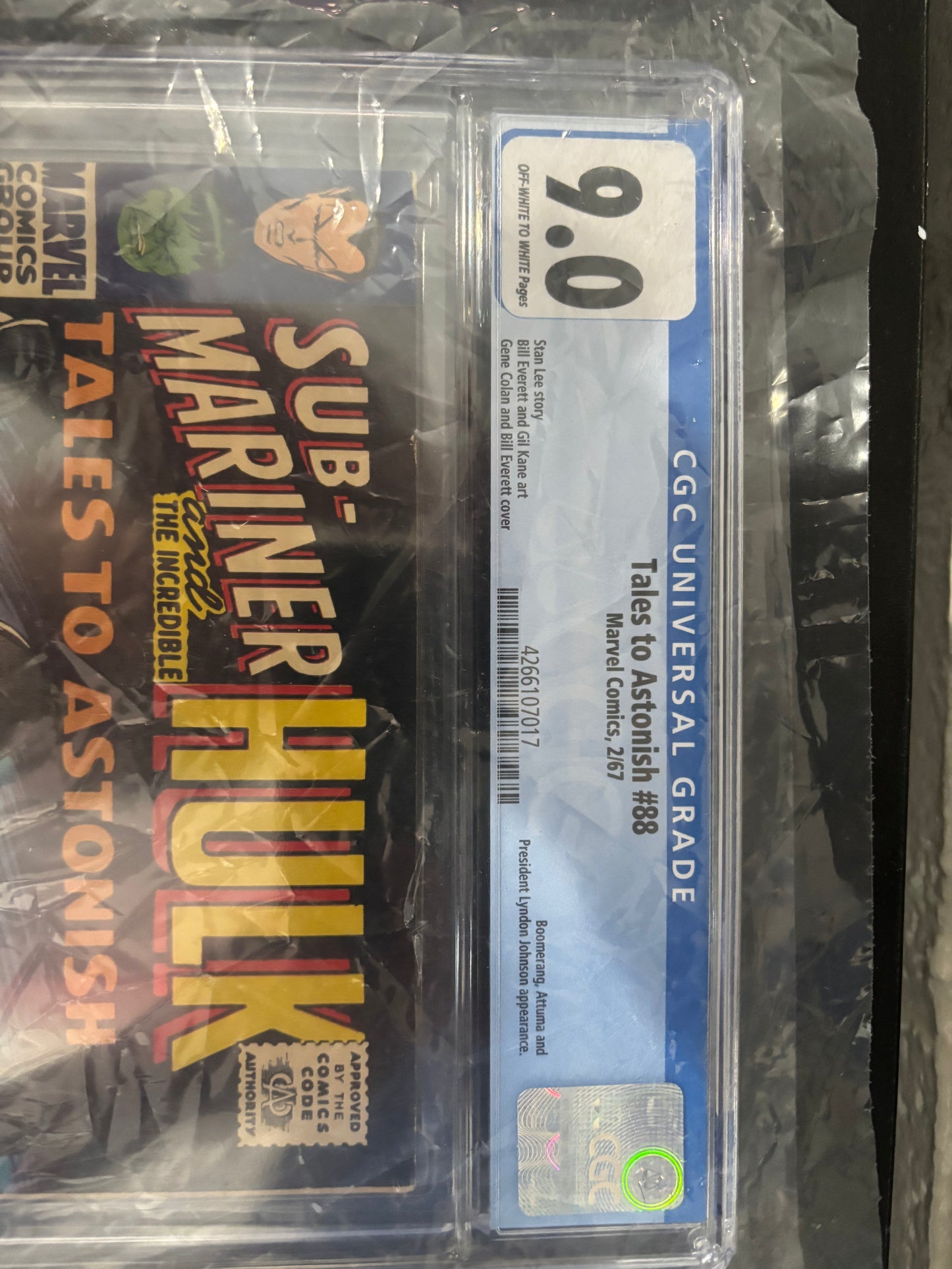 TALES TO ASTONISH #88 GRADED 9.0