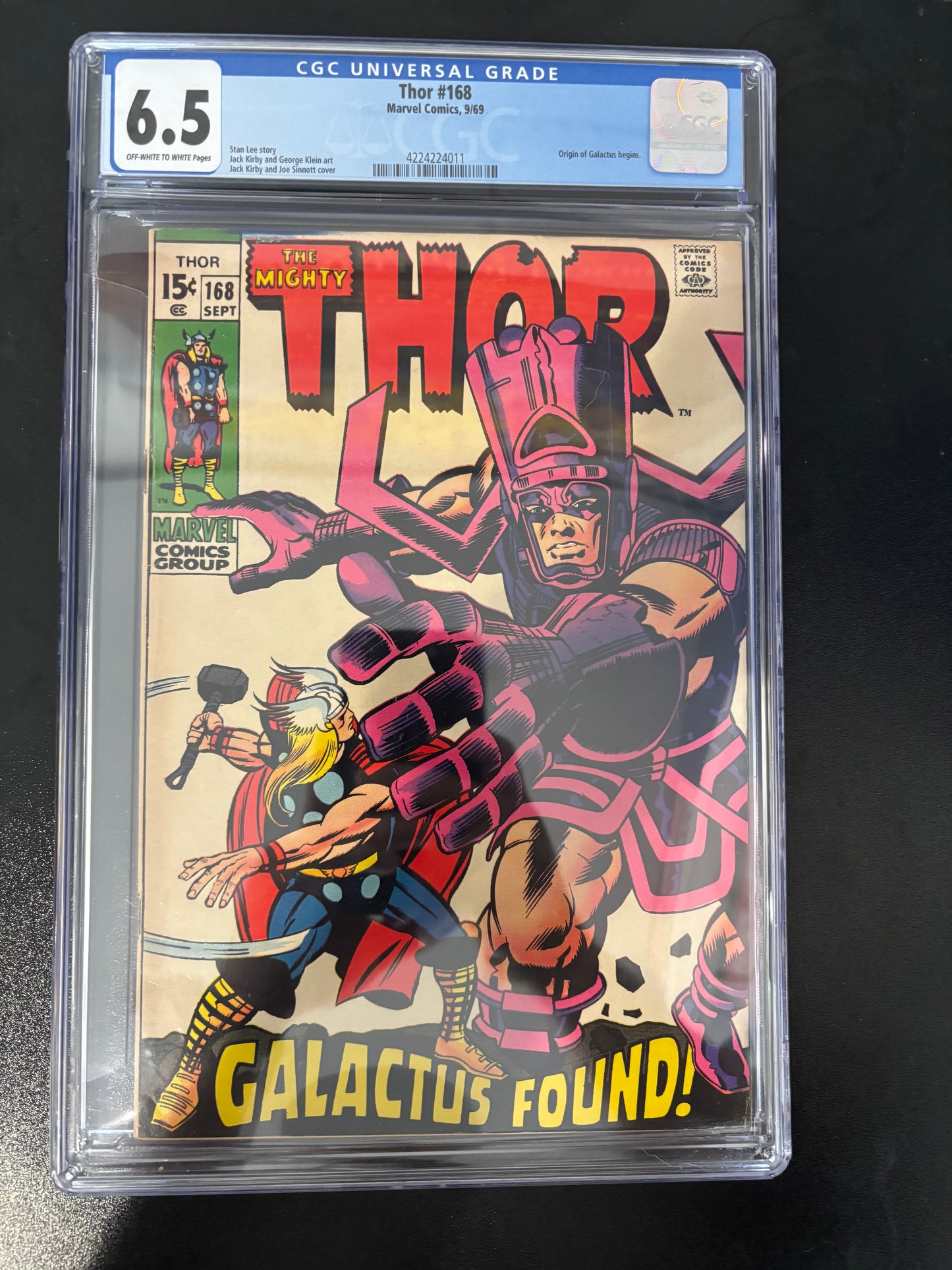 THOR #168 GRADED 6.5