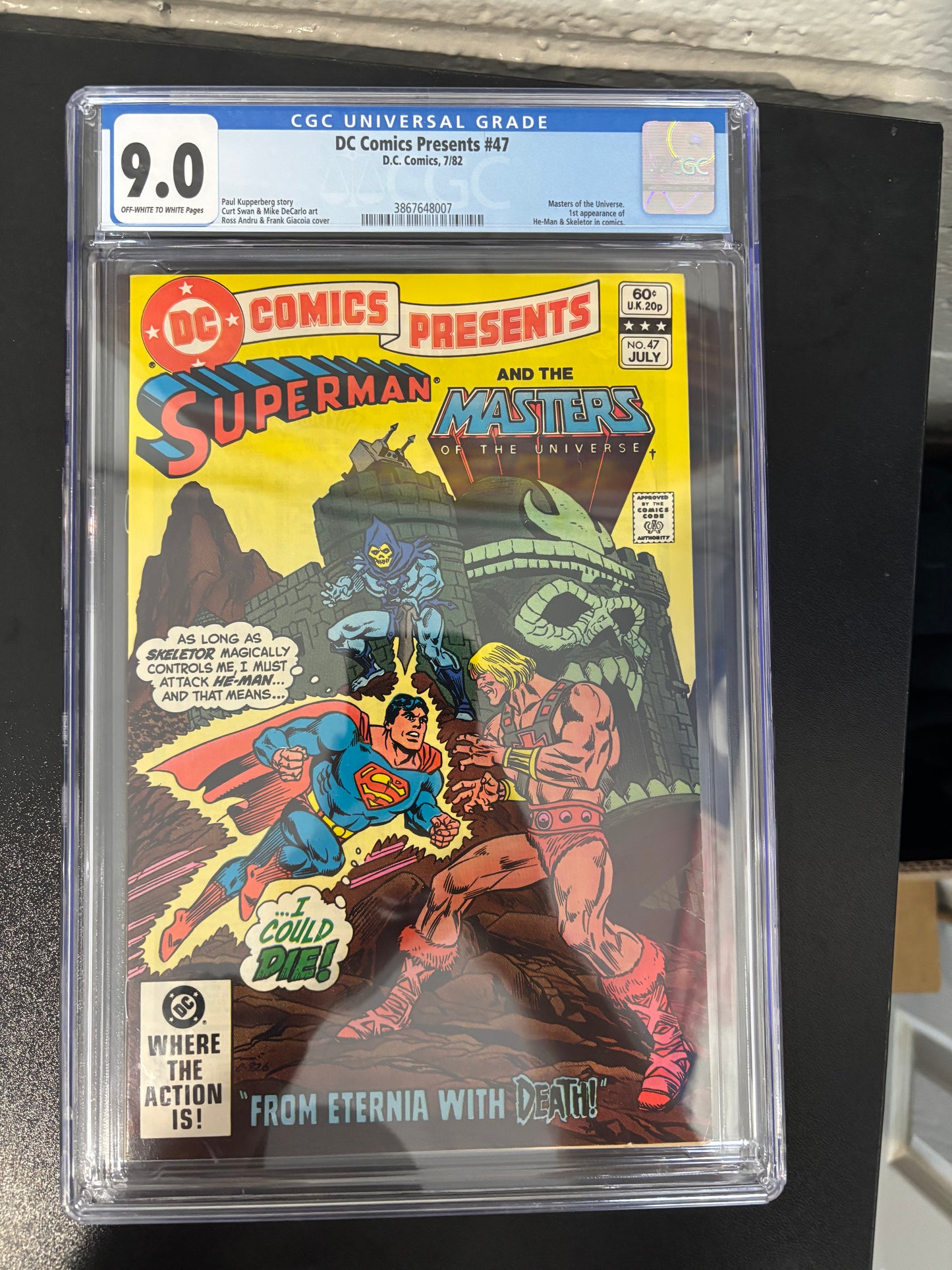 DC COMICS PRESENTS #47 GRADED 9.0