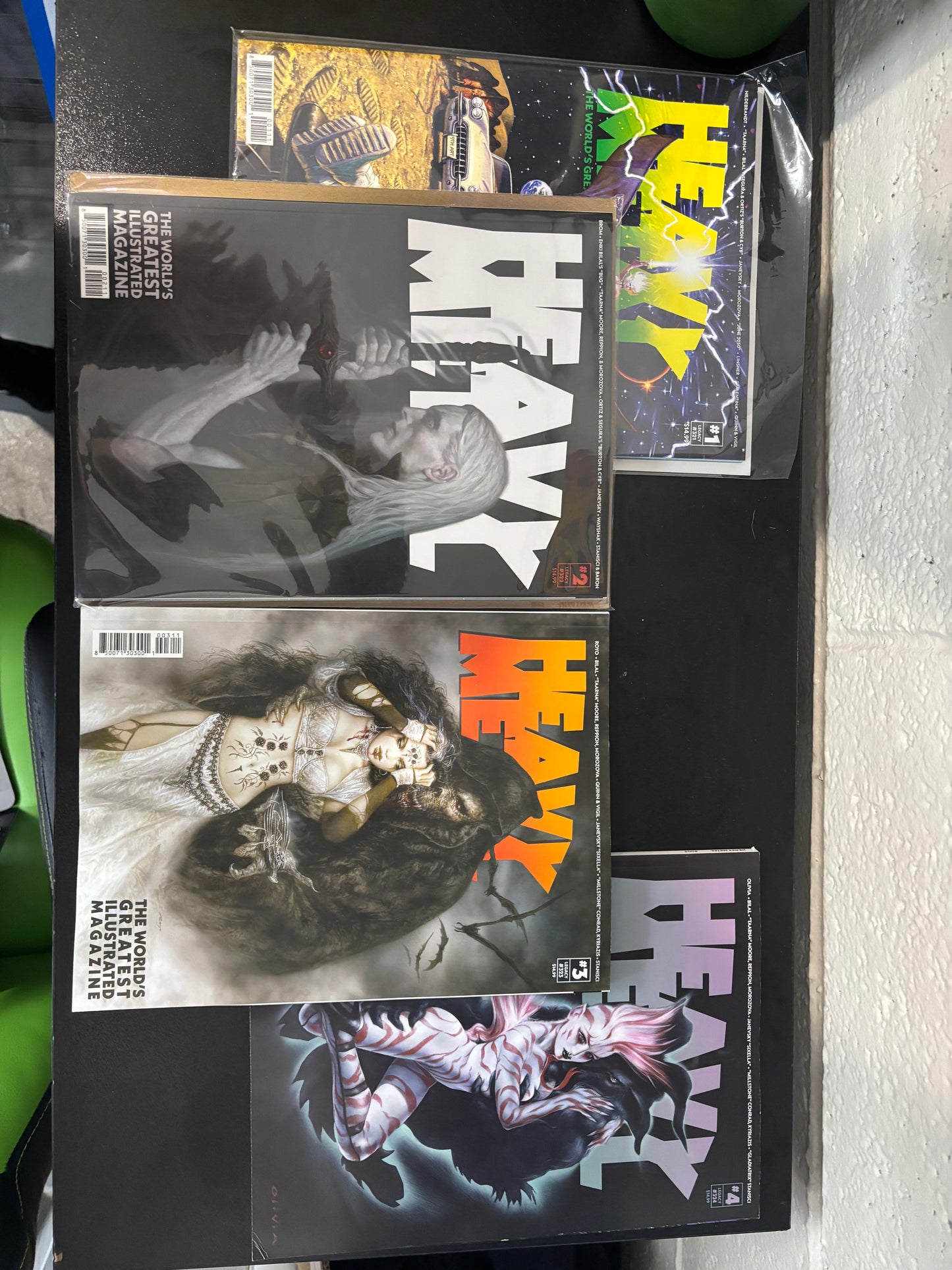 Heavy Metal Magazine Lot Of 4 Vol 2- #1,2,3,4 2025/26 Current Run