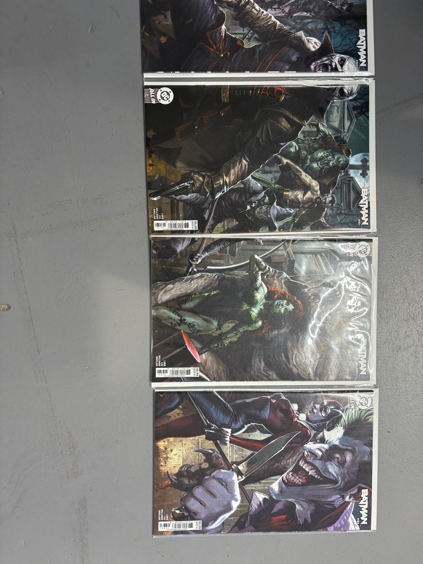 Batman #158 159 160 161 162 163 Gabriele Dell Otto Connecting Card Stock Set