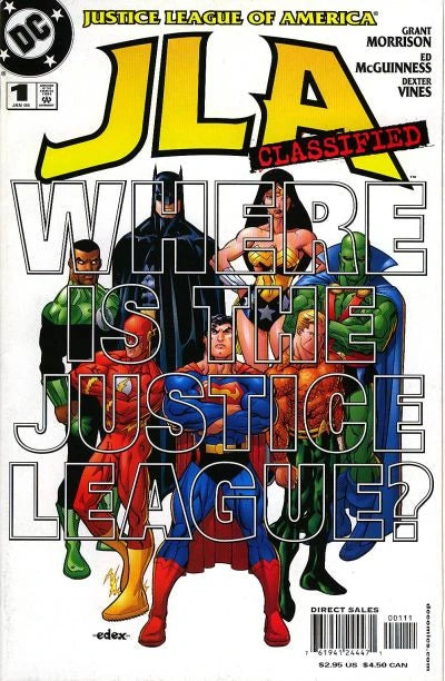 Justice League Of America #1 JLA Classified Where Is The Justice League DC Comic