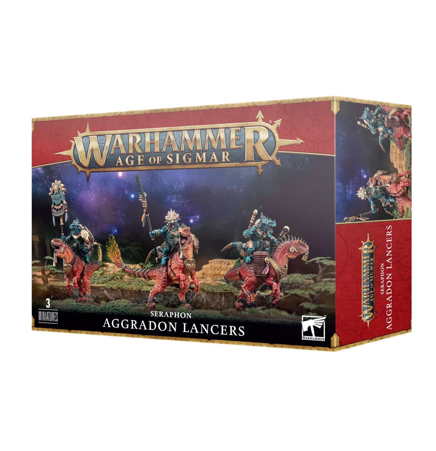 Aggradon Lancers Seraphon AOS Warhammer Sealed 88-18