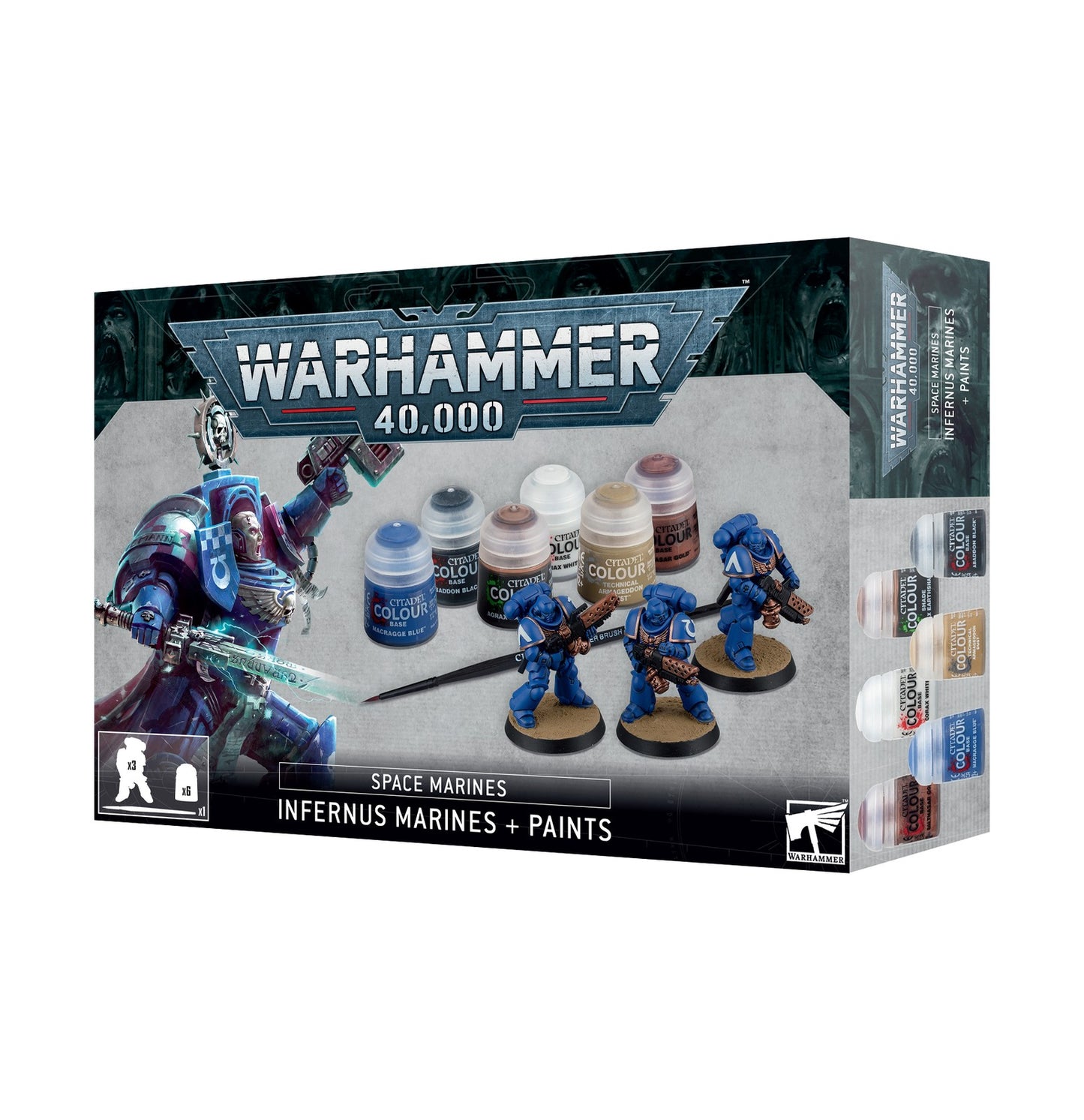 WH60-11 INFER S/M + PAINTS GER/FRE/ITA/DUT/CZ/SL. By WARHAMMER