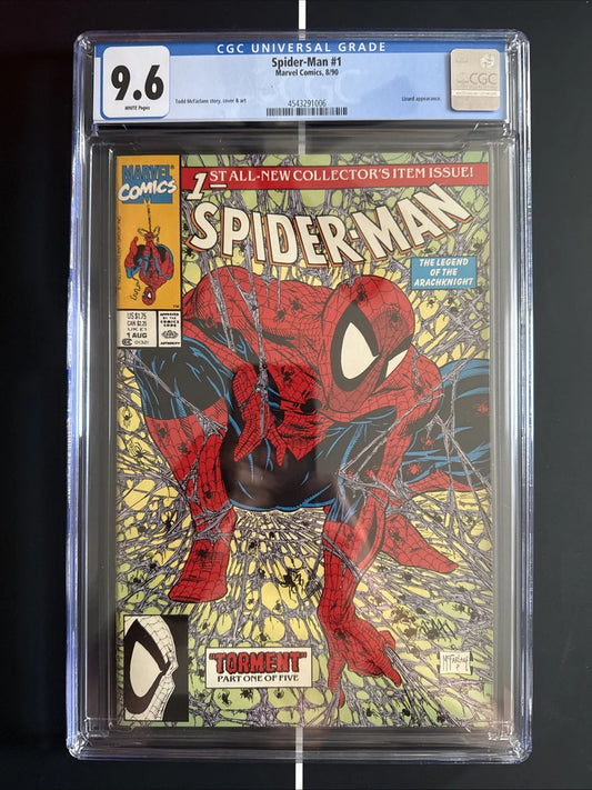 TORMENT SPIDER-MAN #1 CGC 9.6