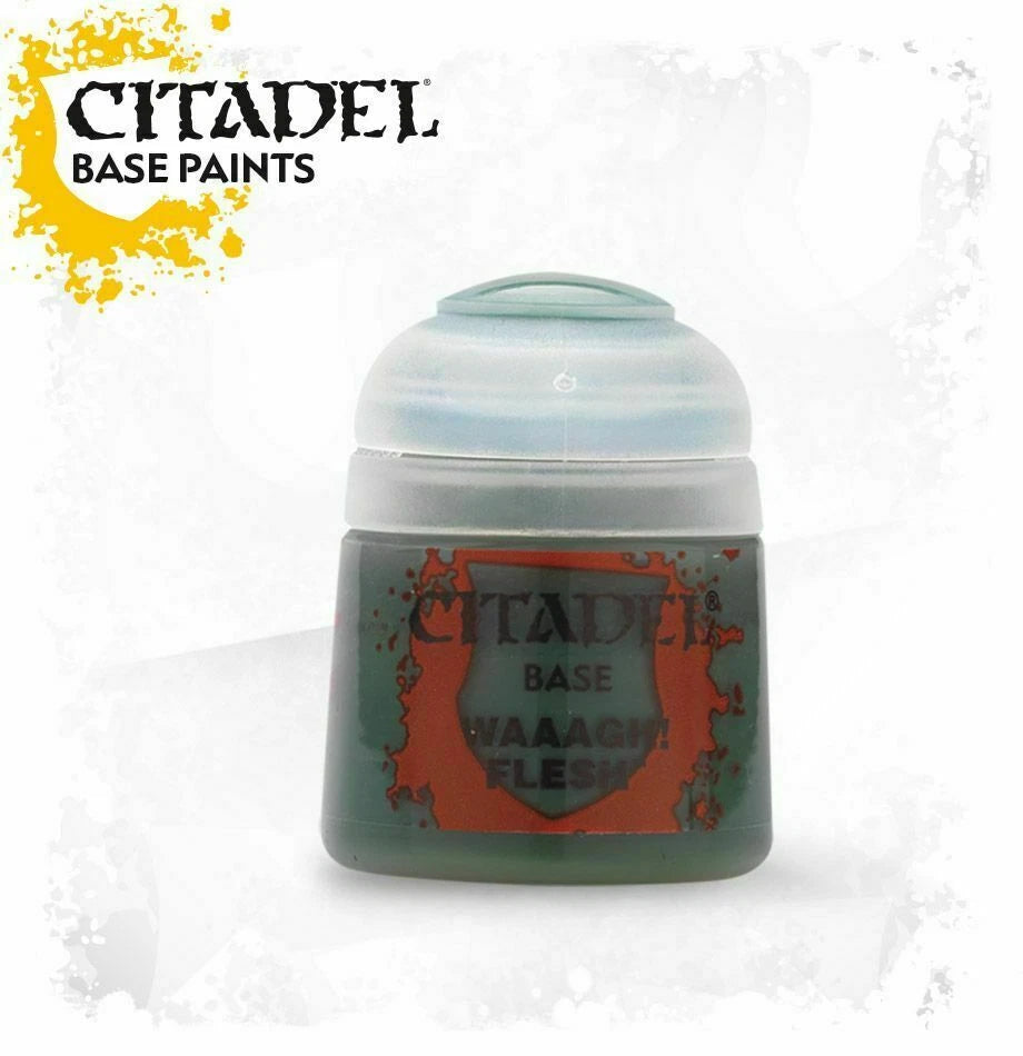 Waaagh! Flesh Citadel Colour base paint Games Workshop Warhammer AoS 40k