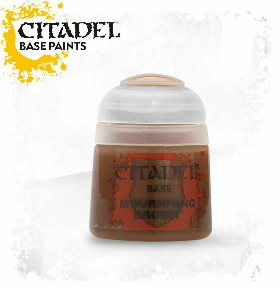 Mourningfang Brown Citadel Colour base paint Games Workshop Warhammer AoS 40k