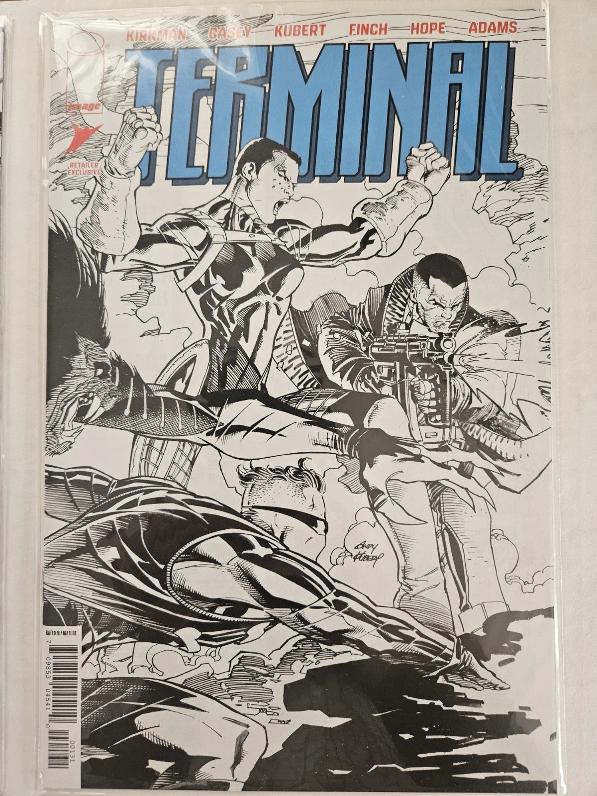 TERMINAL 1 ASHCAN CONNECTING SET RETAILER EXCLUSIVE NM 2026 KIRKMAN FINCH IMAGE