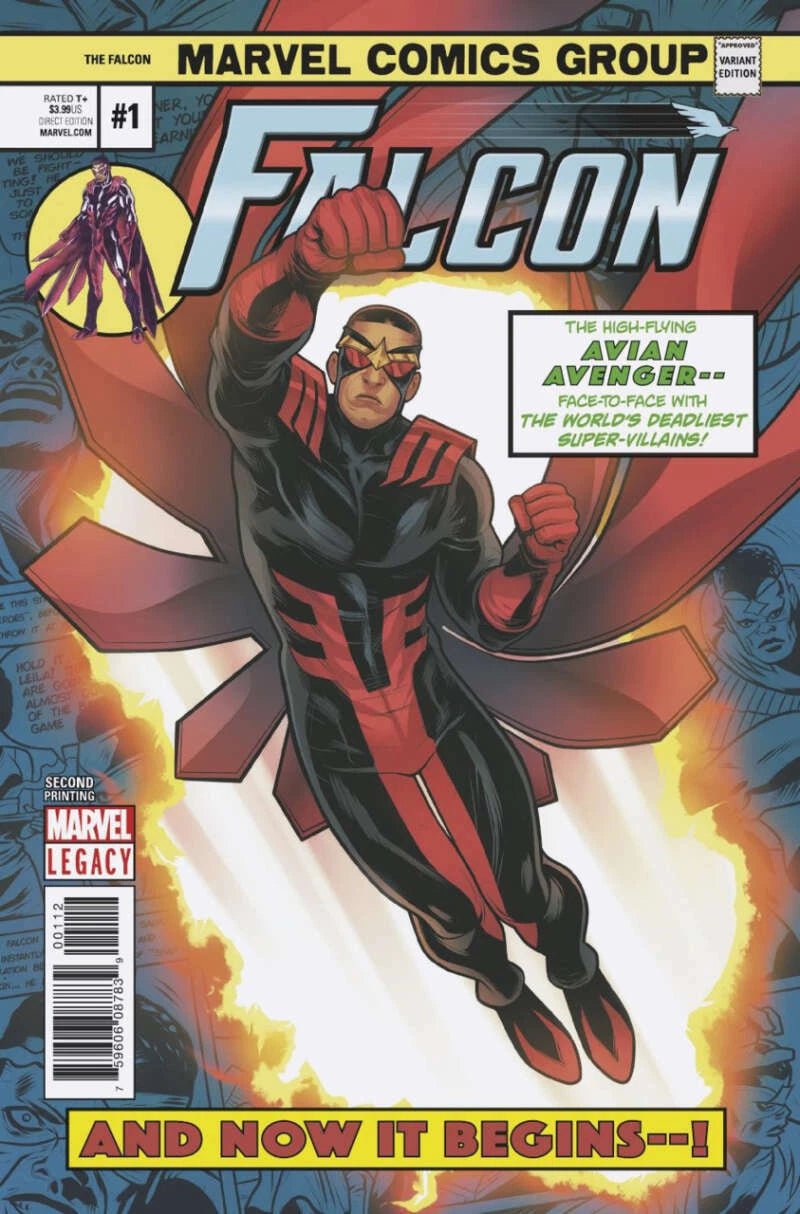 Falcon #1 Marvel Legacy Lenticular Homage Variant Iron Man #71
