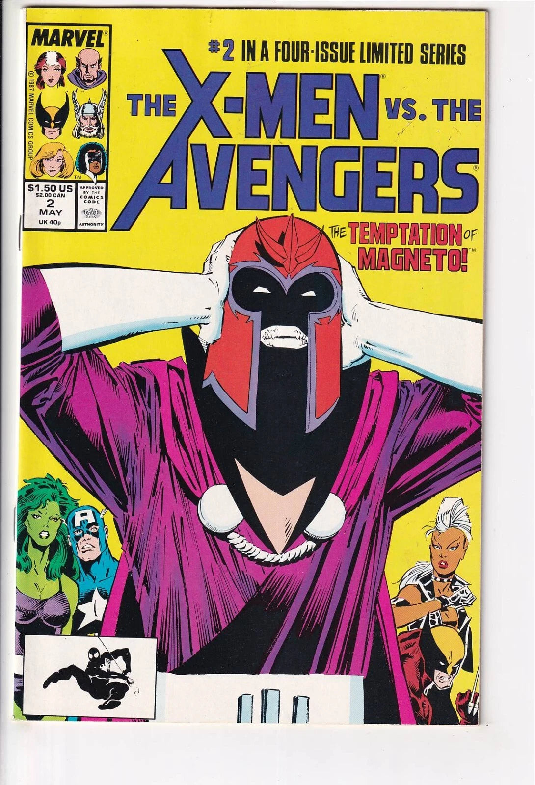 X-Men vs the Avengers #2 VF Magneto