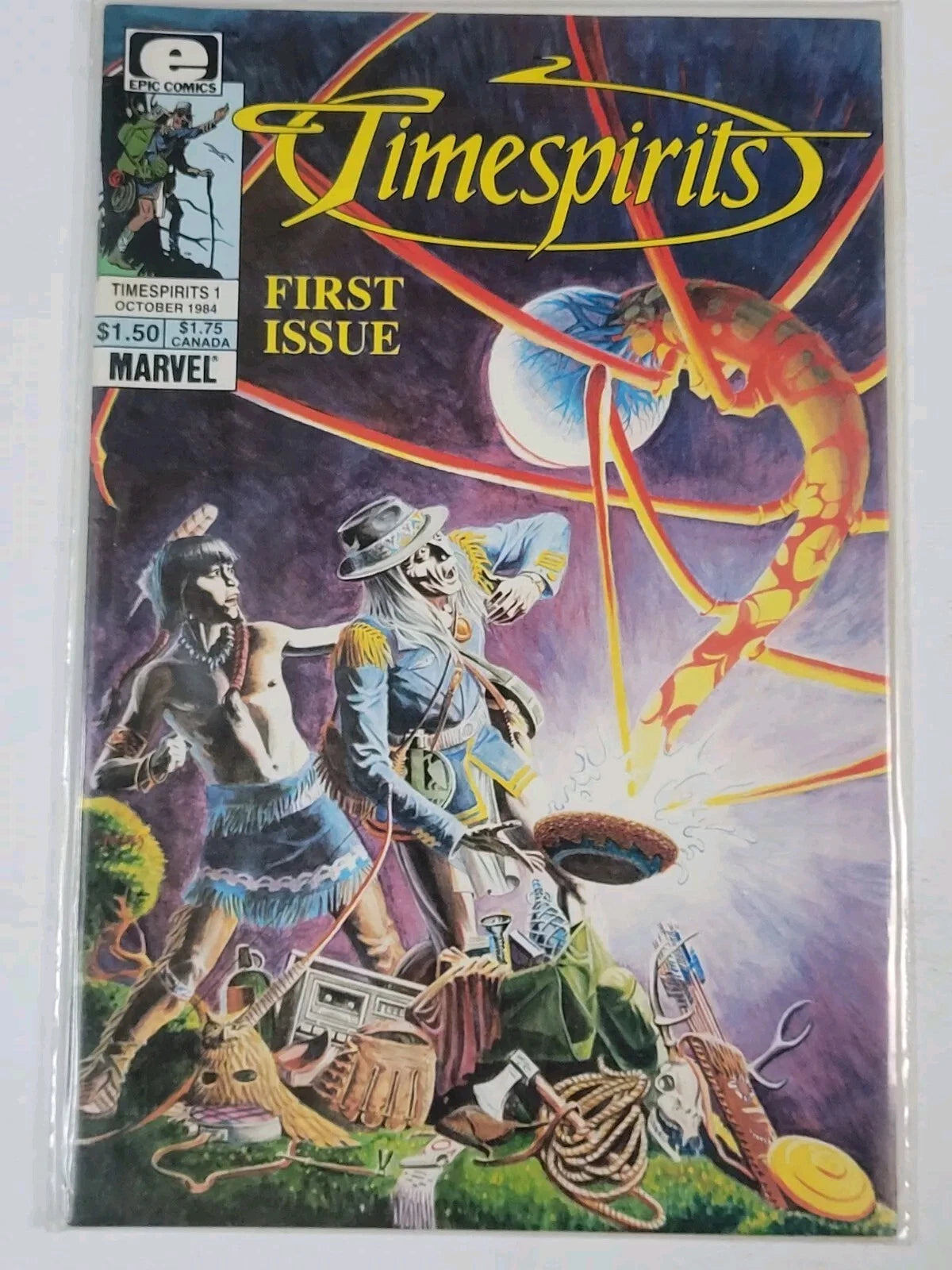 TIMESPIRITS #1 first issue 1984 Epic Comics Marvel
