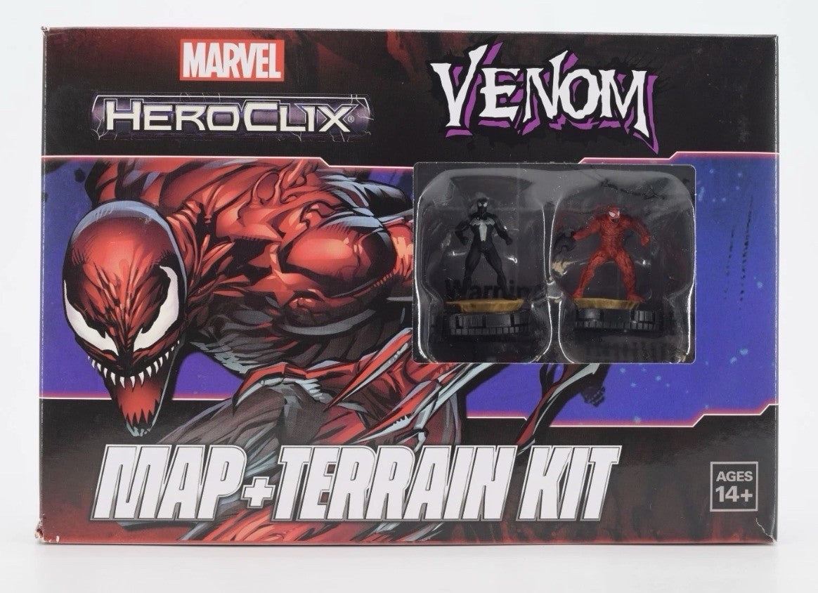MARVEL HEROCLIX VENOM MAPS AND TERRAIN KIT
