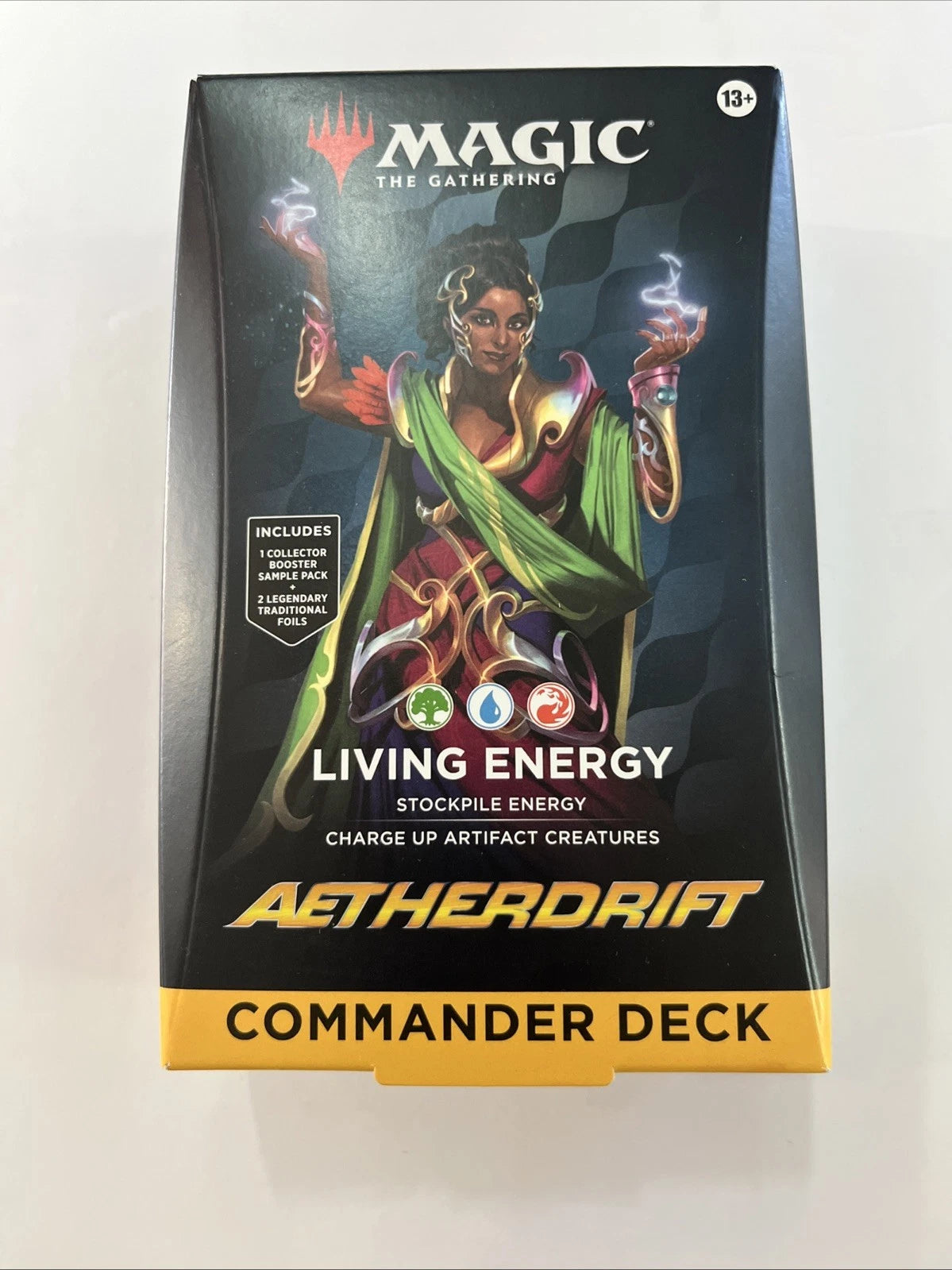 Magic The Gathering Aetherdrift Commander Deck - Living Energy Mtg New Sealed