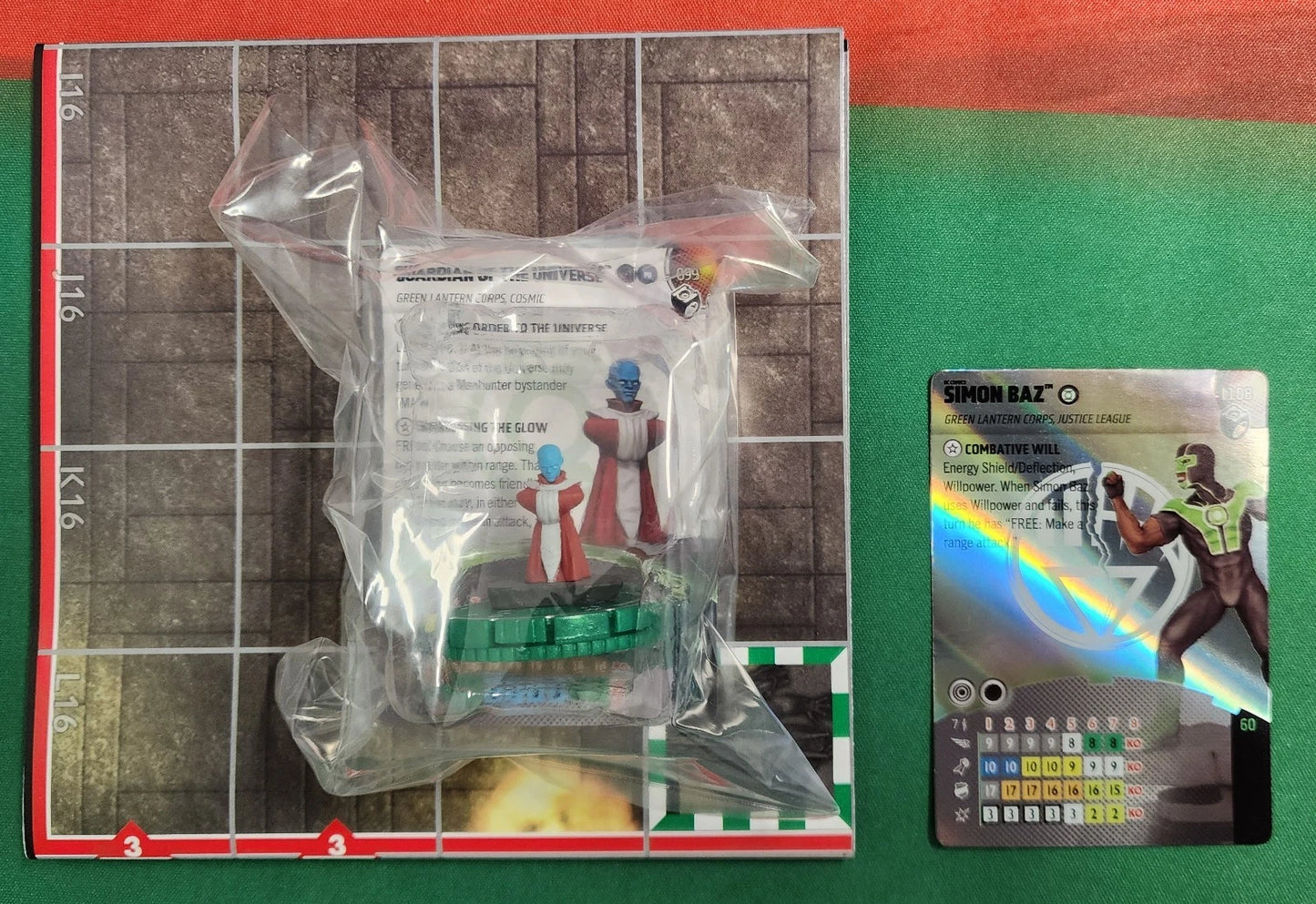Heroclix Lantern Legacy OP Kit 099 Guardian of the Universe with Map and Card