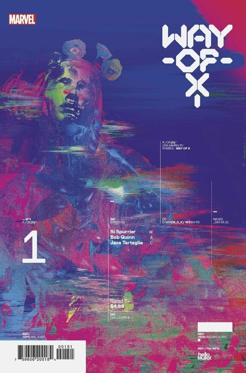 Way of X #1 Marvel Comic Book 1:10 Variant