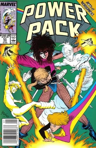 Power Pack #53 Marvel Comics